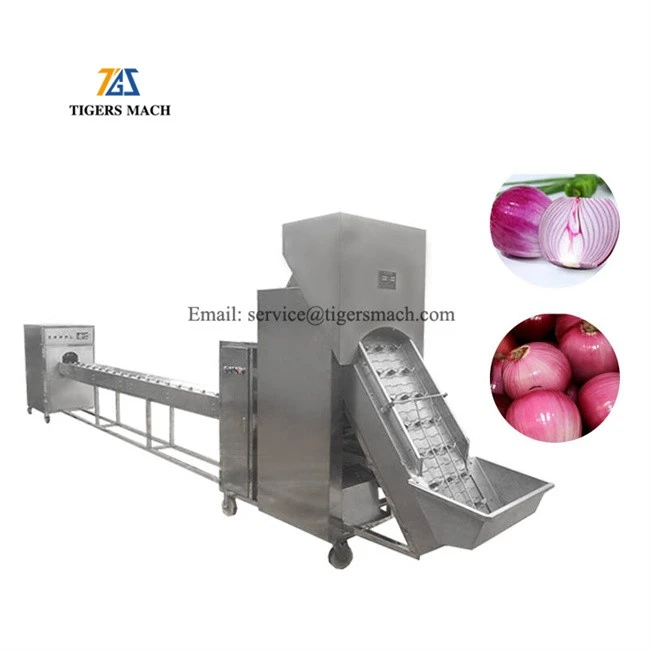 Peeled skin onion process machine Onion skin peeled and removal machine price (5)