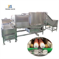 Stroj na odstraňovanie škrupín z kuracích vajec